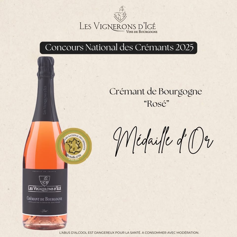 Crémant de Bourgogne - vin primé